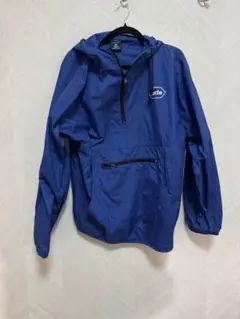 Port Authority 青 ナイロン プルオーバー M