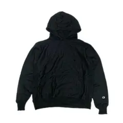 L 新品 チャンピオン US企画 リバースウィーブ スウェット パーカー 黒