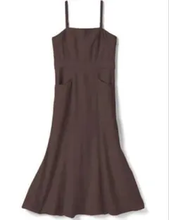 バックシャーリングマーメイドジャンパースカート[pp038]