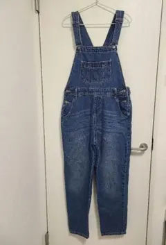 しまむら　オーバーオール　デニム　レディース　サロペット　秋服　ブラウス　M