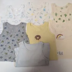 ベビー肌着 7点セット 多色 デザイン