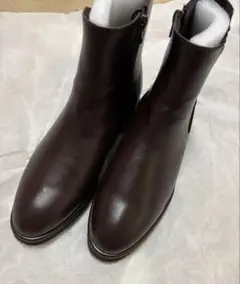 【最終価格】EVOL 軽量サイドゴアブーツ　ブラウン　LL