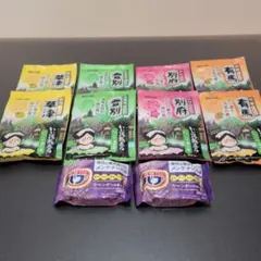 ［いい湯旅立ち4種×2 バブ×2］入浴剤 計10包セット