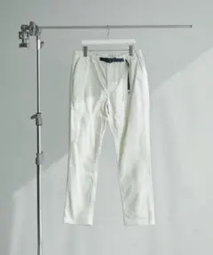 【ほぼ新品】別注 Gramicci オフホワイト テーパードパンツ Lサイズ