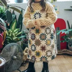 【新品未使用・訳あり】softcheese キルトワンピース 120cm