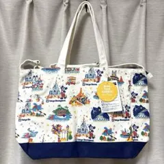 ディズニーリゾート　メイク ユア フェイバリット　トートバッグ　紙袋柄