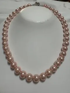 ピンク貝パール ネックレス