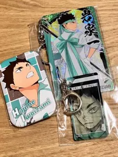 ハイキュー ハイキュー展 応援団 アクキー 缶バッジ 岩泉