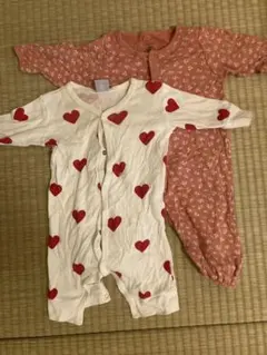 プチバトーロンパース2点セット