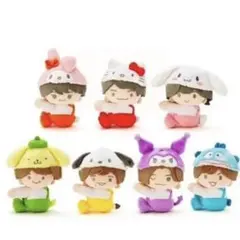 なにわ男子　サンリオコラボ　クリップマスコット　7種セット