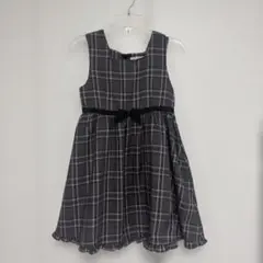 mezzo piano チェック柄ワンピース 130
