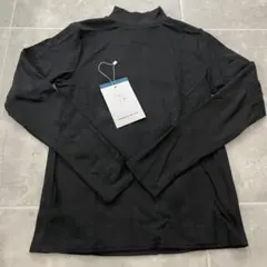 リブ ハイネック トップス 長袖 シンプル 無地 カットソー レディース