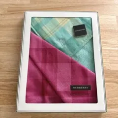 Burberry バーバリー ハンカチ/タオルハンカチ 2枚セット