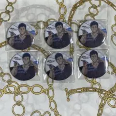 黒バス　缶バッジ　サイン　青峰 大輝　6個