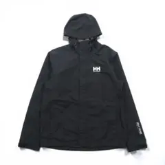 HELLY HANSEN 防水 レインジャケット マウンテンパーカー L ブラッ