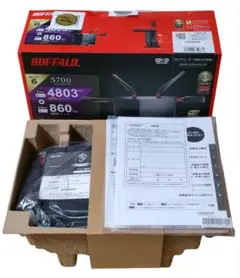 【BUFFALO／バッファロー】Wi-Fi 6ルーター WXR-5700AX7P