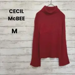 【CECIL McBEE】セシルマクビー　ニット（M）タートルネック　袖可愛い♡