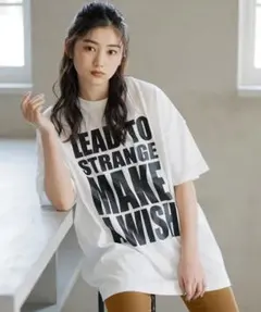 INGNI ロゴプリント 半袖Tシャツ ホワイト