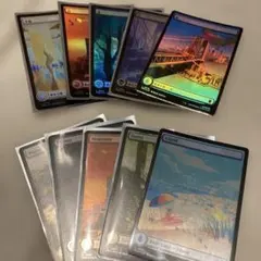 FOIL】マーベル スーパー・ヒーローズ フルアート基本土地10種コンプ