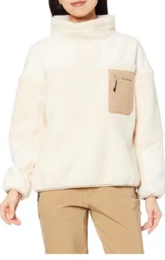 Columbia フリースジャケット Mサイズ アイボリー・ベージュ