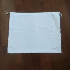 COACH ホワイト コットン ショップ袋