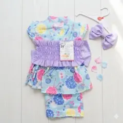 2way浴衣 3点セット 100〜110cm