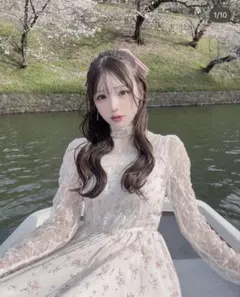 ふーりーちゃん着用♡ トリートユアセルフ　花柄ワンピースのサムネイル