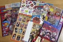 週刊少年ジャンプ とじこみ付録 ワンピース カレンダー コースター