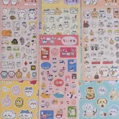 ちいかわ　シール　ちいかわゆうえんち　ハチワレ　うさぎ