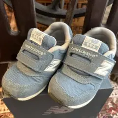 △▼New Balance ベビー スニーカー 青△▼ 14㎝