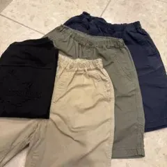 ユニクロ　ハーフパンツ　半ズボン3点＋ロゴス Ｔシャツ