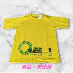 【新品タグ付】アシックス 東京マラソン 2012 限定 Tシャツ L 黄 ドライのサムネイル