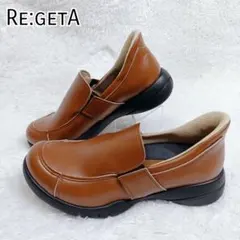未使用級✨Re:getA リゲッタ スットオン スリッポン コンフォート幅広 Sのサムネイル
