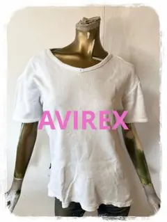 ☘️T19776☘️AVIREX 半袖 Vネック Tシャツ S