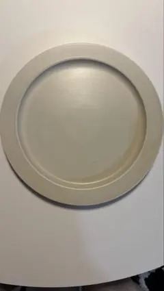 イイホシユミコ アンジュール 廃盤 アイボリー 大皿 ２枚セット くらすこと別注〉yumiko iihoshi porcelain unjour plate ivory（つや
