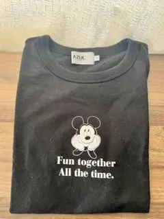 AZUL BY MOUSSY ミッキー Tシャツ ブラック Sのサムネイル