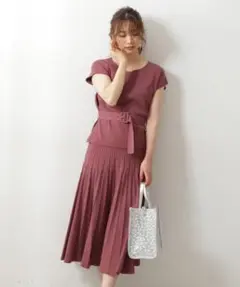 PROPORTION BODYDRESSING プリーツスカートセットアップ