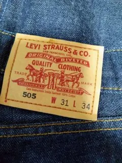 Levi Strauss & Co. 505 ストレートデニム W31 L34