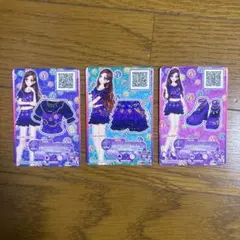 アイカツカレー特典　カードアイカツスターズ　　香澄夜空　3枚セット