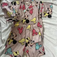 favon バースデイ　Disney ミッキー　甚平　90cm