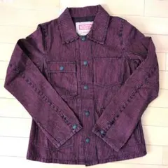 MOUSSY ストライプ デニムジャケット