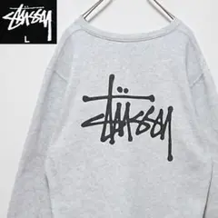 STUSSY ステューシー ショーンフォント ロゴ プルオーバー スウェット