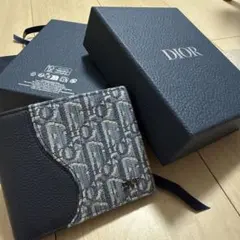 DIOR 二つ折り財布 オブリーク ジャカードのサムネイル