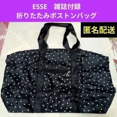 いいね不要♦ESSE　雑誌付録　折りたたみボストンバッグ