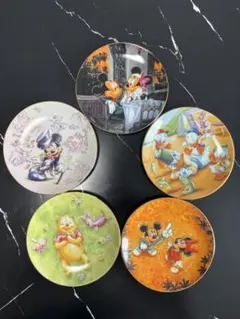 ディズニー 記念プレート 5枚セット 1996年 10周年 ミッキー 飾り皿