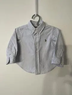 POLO Ralph Lauren シャツ ブルーストライプ　12M