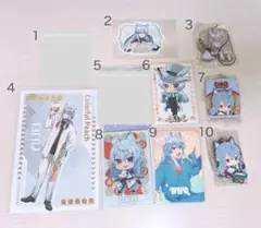 どぬく【カラフルピーチ】グッズ8点セット