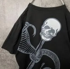 OLD stussy 紺タグ 90S Tシャツ M 黒 ドクロ　クラウン