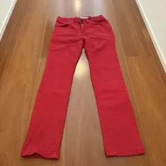 OLD NAVY レッド ロングパンツ サイズ8のサムネイル