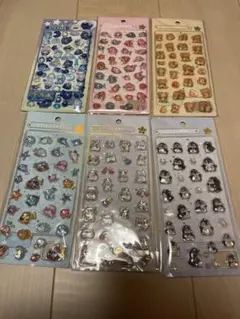 動物デザインシール 6枚セット